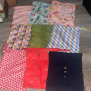 Ipsy lg draw string make up bags